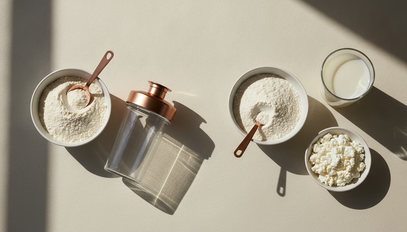 Casein vs whey protein, judged on absorption kinetics and 12-week outcomes
