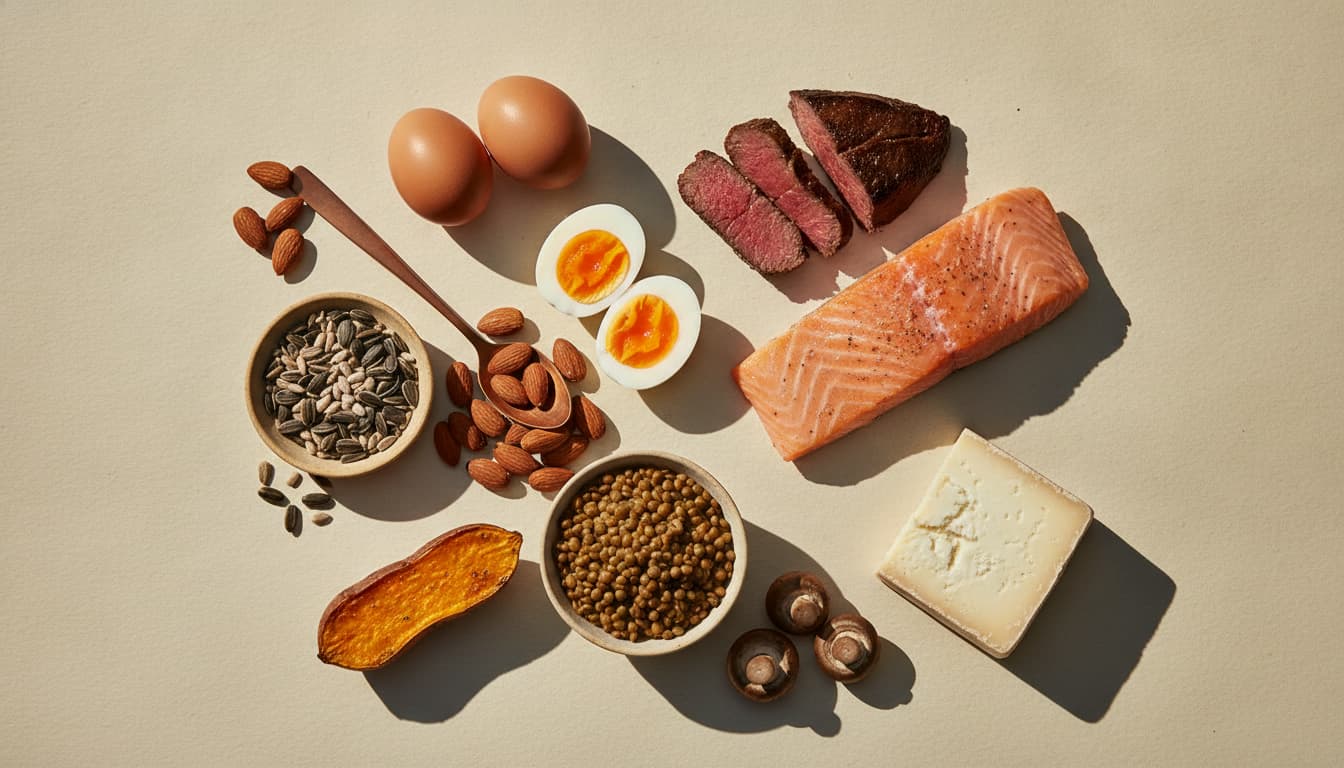 Foods high in biotin, ranked by micrograms