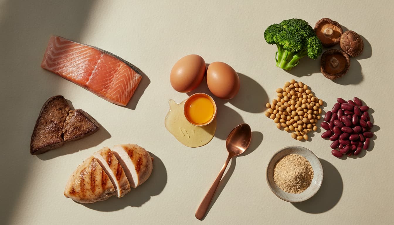 Foods high in choline, ranked by milligrams