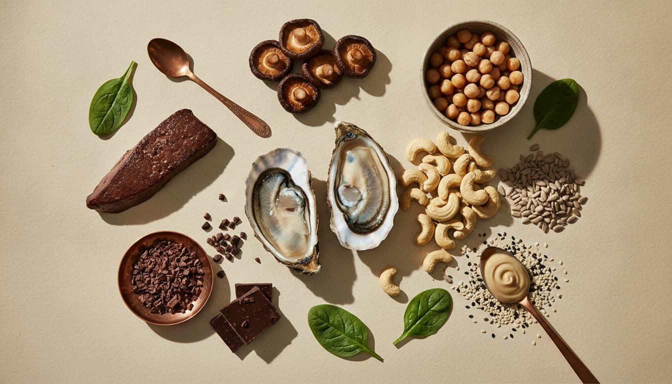 Foods high in copper, ranked by micrograms
