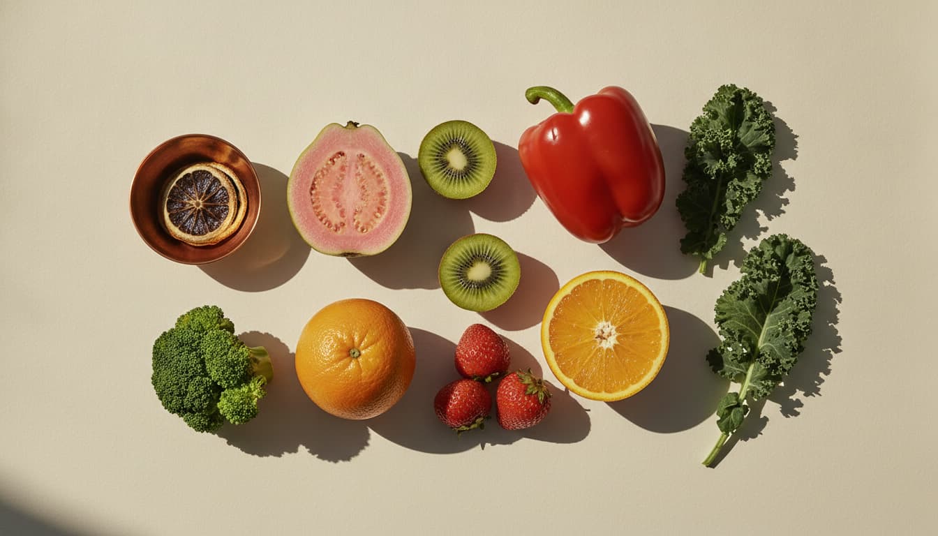 Foods high in vitamin C, ranked by milligrams