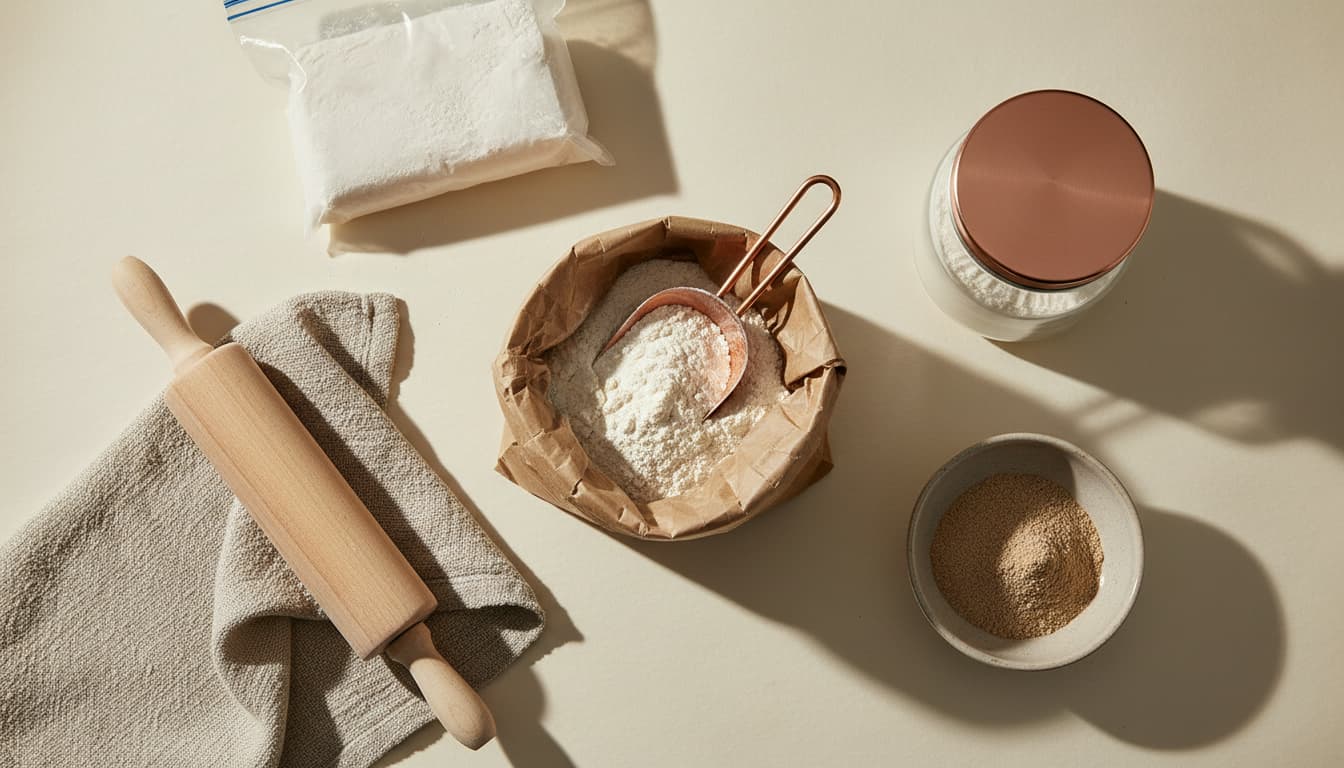 How long flour lasts, and why one of its clocks never runs down