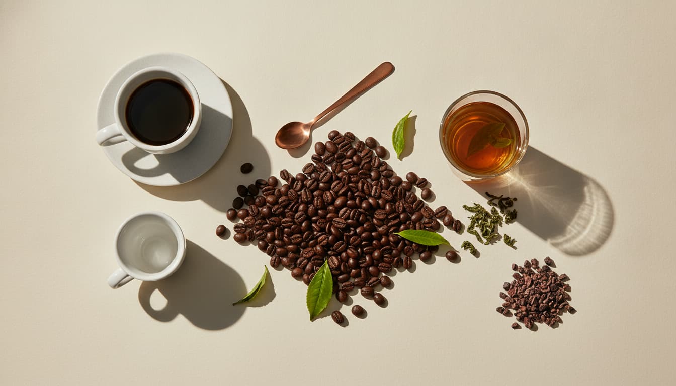 How much caffeine per day, by the evidence