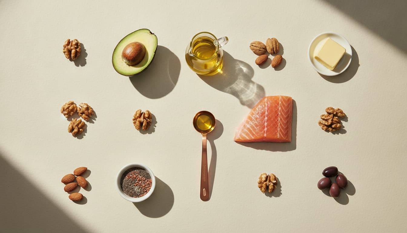 How much fat per day, by the evidence
