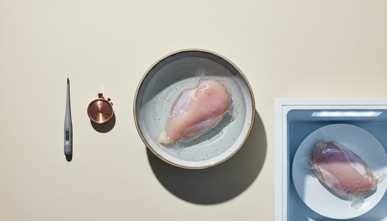 How to thaw chicken, and why the counter is not an option