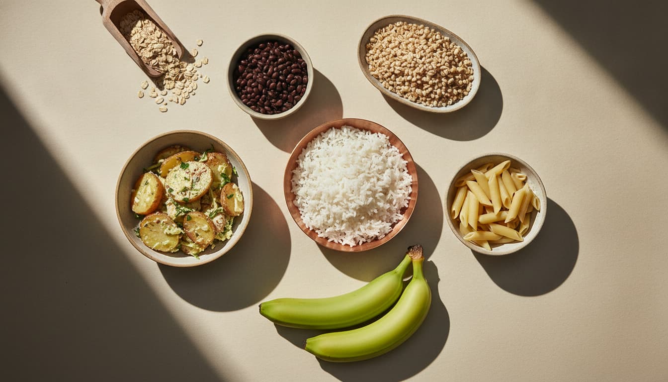 Resistant starch foods, ranked by grams