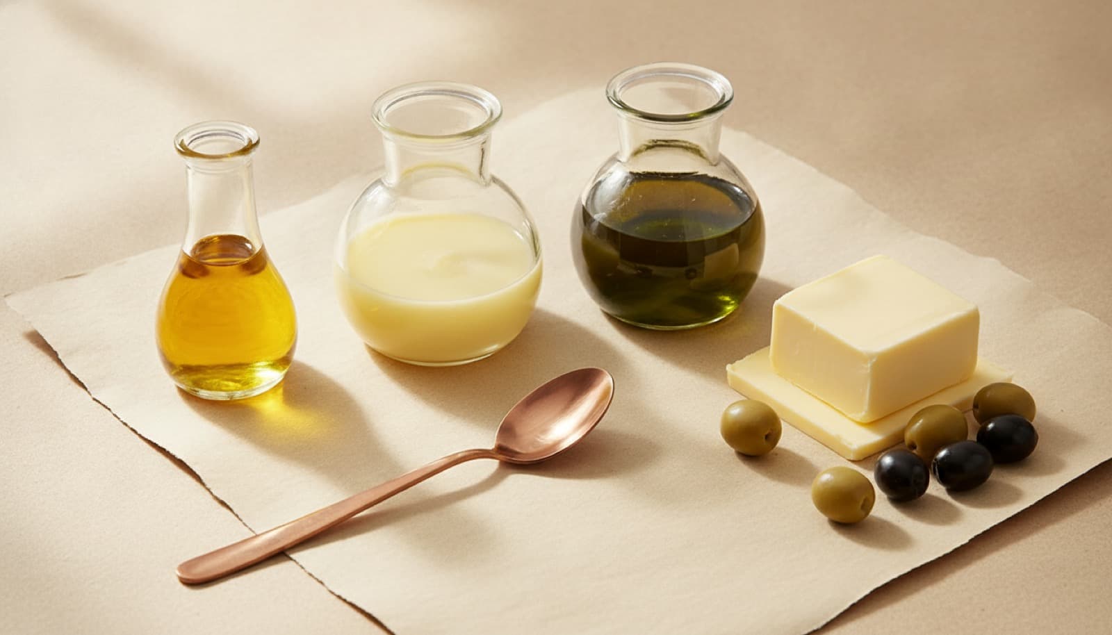 Seed oil vs butter vs olive oil