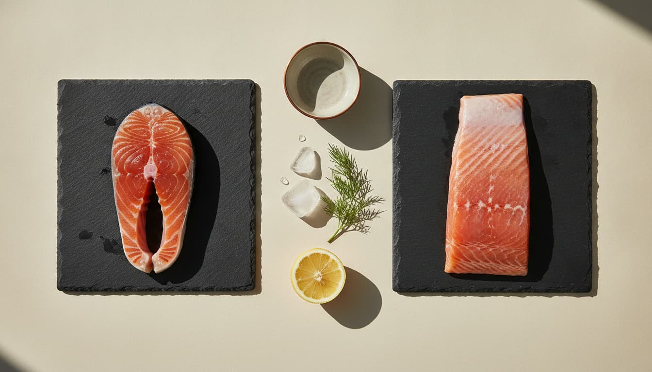 Wild vs farmed salmon, compared on what matters